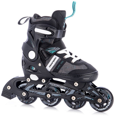 Tempish dasty 2 skeelers - inline skates - verstelbaar - zwart - maat 33-36