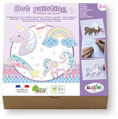 Aladine dot painting set - unicorn