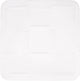 Differnz tutus anti-slip inlegmat douche 55x55cm wit