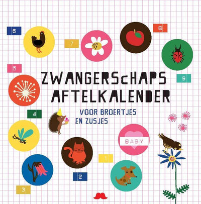 Merkloos sans marque zwangerschapsaftelkalender voor broertjes en zusjes