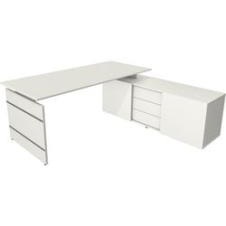Bureau kerkmann 11446010 hoekbureau wit