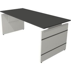 Bureau kerkmann 114427.1 rechthoekig antraciet