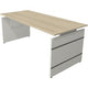 Bureau kerkmann 11464150 rechthoekig esdoorn