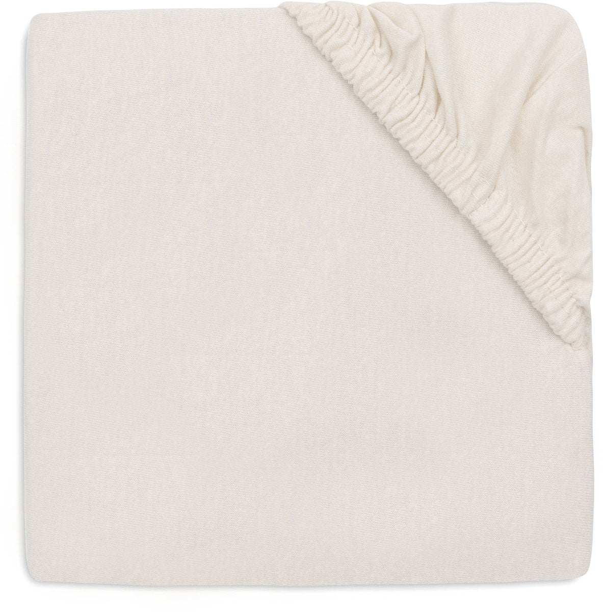 Jollein hoeslaken ledikant - 60x120cm - jersey - oatmeal