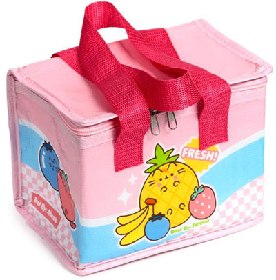 Merkloos sans marque koeltas lunchtas - pusheen the cat fruit - rpet duurzaam - 21x13x15,5cm
