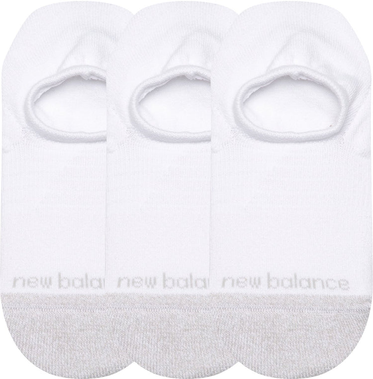 New balance active invisible no show socks unisex sportsokken - white