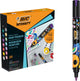 Bic intensity paint markers - verfstiften - stiften voor volwassenen - diverse kleuren - watervaste marker met medium pun - 20 stuks