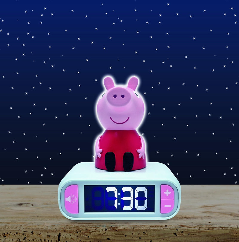Lexibook peppa pig nachtlampje wekker met geluiden