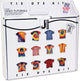 Jacquard tie-dye set groot primair 2 - creatief speelgoedpakket.