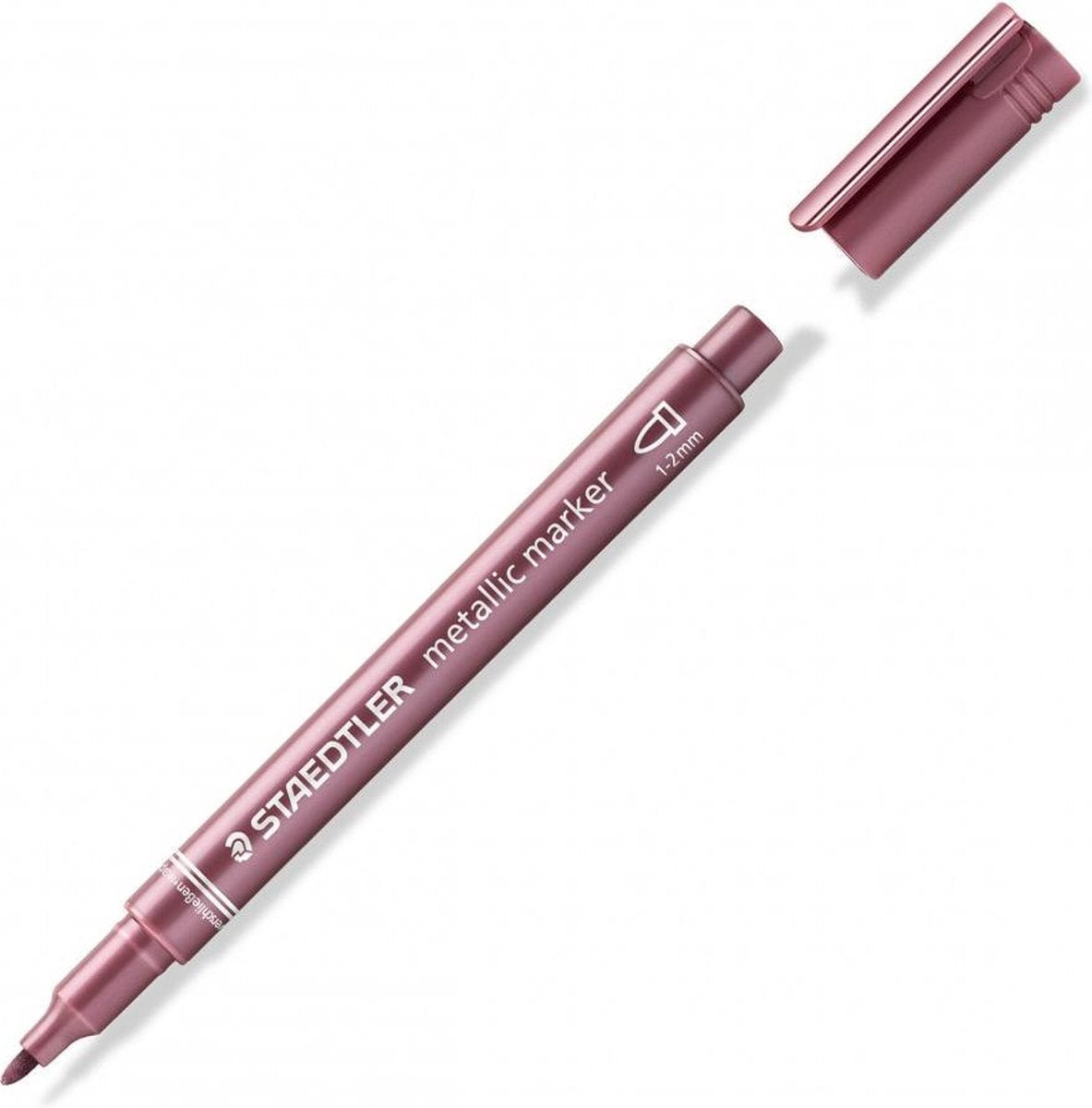 Staedtler markeer stift metallic rood
