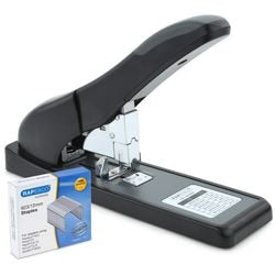 Set nietmachine rapesco 1550 kunststof zwart