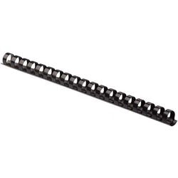 Pack 100 binding combs black 5346507 fellowes plastic a4 12mm
