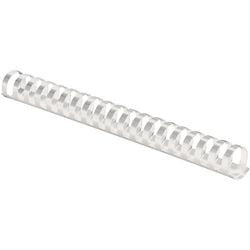 Pack 50 binding combs white 5348204 fellowes plastic a4 25mm