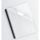 Fellowes pvc dekbladen a4 transparant – 240 micron – 100 stuks – gemaakt van 40% gerecycled materiaal – voor alle inbindmachines