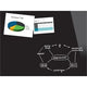 Sigel glasmagneetbord - be!board - 120x90cm - zwart - si-b1401