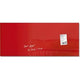 Glasbord sigel gl242 rood 1300x550x15 mm