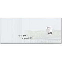 Glasbord sigel gl241 wit 1300x550x15 mm