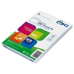 Enveloppen öki 42944 c6 zelfklevend wit