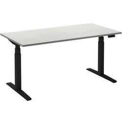 Zit-sta-bureau ceha ade2plme168q9005w wit melamine, metaal