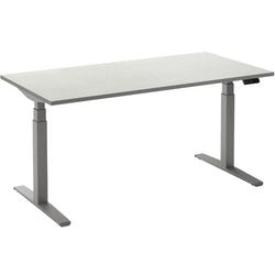 Zit-sta-bureau ceha ade2plme208q9006w wit melamine, metaal