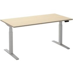 Zit-sta-bureau ceha ade2plhl128q9016ah esdoorn melamine, metaal