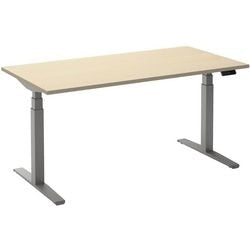 Zit-sta-bureau ceha ade2plhl168q9006ah esdoorn melamine, metaal