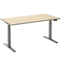 Zit-sta-bureau ceha ade2plhl189q9006ah esdoorn melamine, metaal