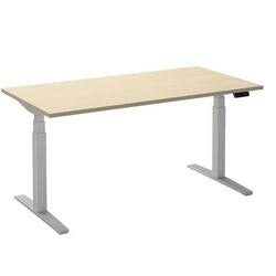 Zit-sta-bureau ceha ade2plhl208q9016ah esdoorn melamine, metaal