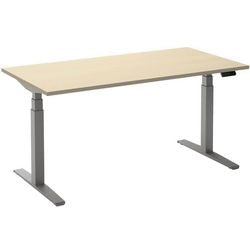 Zit-sta-bureau ceha ade2plme148q9006ah esdoorn melamine, metaal
