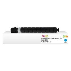 Inktcartridge owa c-exv 51 c blauw 60000p