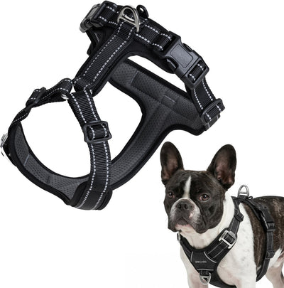 Peluvio mate – hondentuig met reflectie - maat s – duurzaam nylon – ergonomisch guard tuig – antiroest gespen – sneldrogend weerbestendig – comfort controle voor actieve honden s