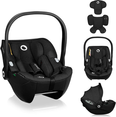 Lionelo moxie i-size - autostoel draagstoel vanaf geboorte - 40-87 cm - achterwaarts gericht (rwf) - bamboe stof - dri-seat - lichtgewicht 4,3 kg - isofix compatibel - memory foam - magnetische gordels - zonnekap - verstelbare hoofdsteun