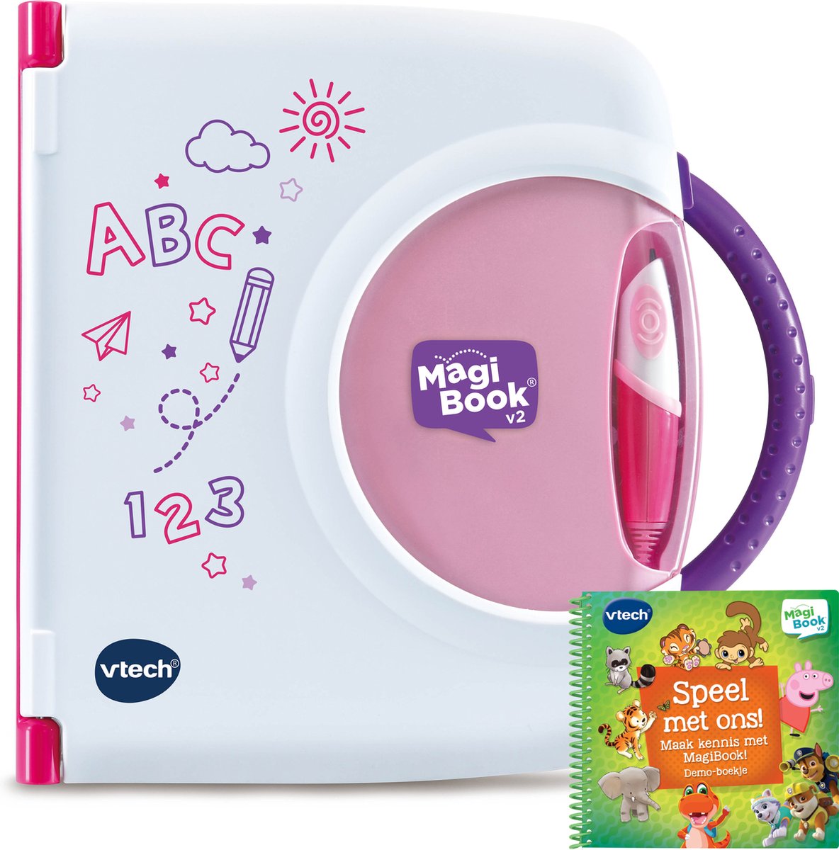 Vtech magibook starterset roze met demoboek