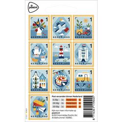 Postzegels postnl waarde1 echt hollands zelfklevend