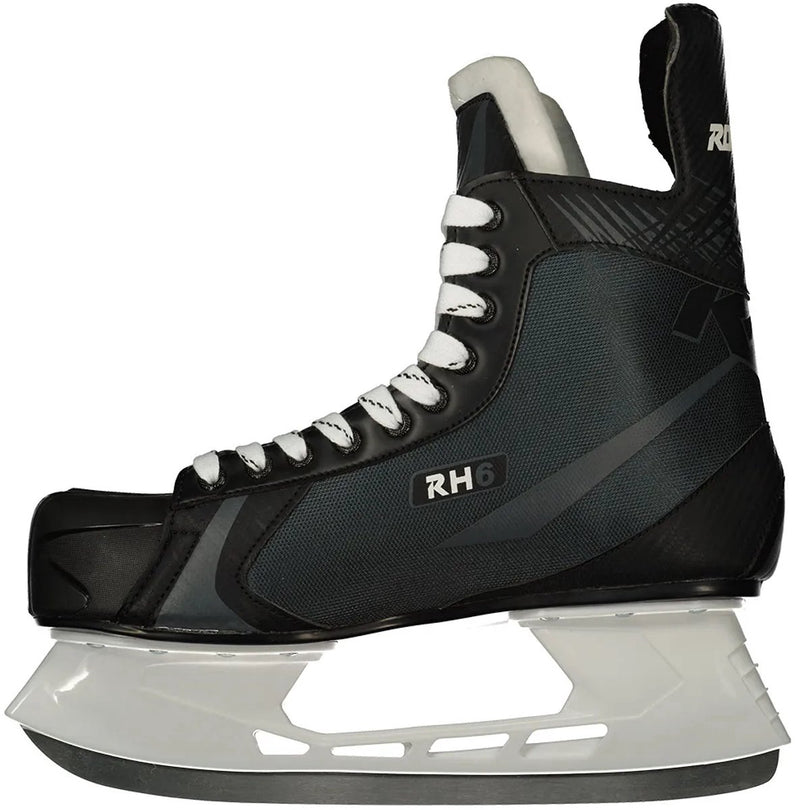Roces - rh 6 - ijshockeyschaatsen - schaatsen heren - zwart wit - high support enkelcup comfortvoering - maat eu 41