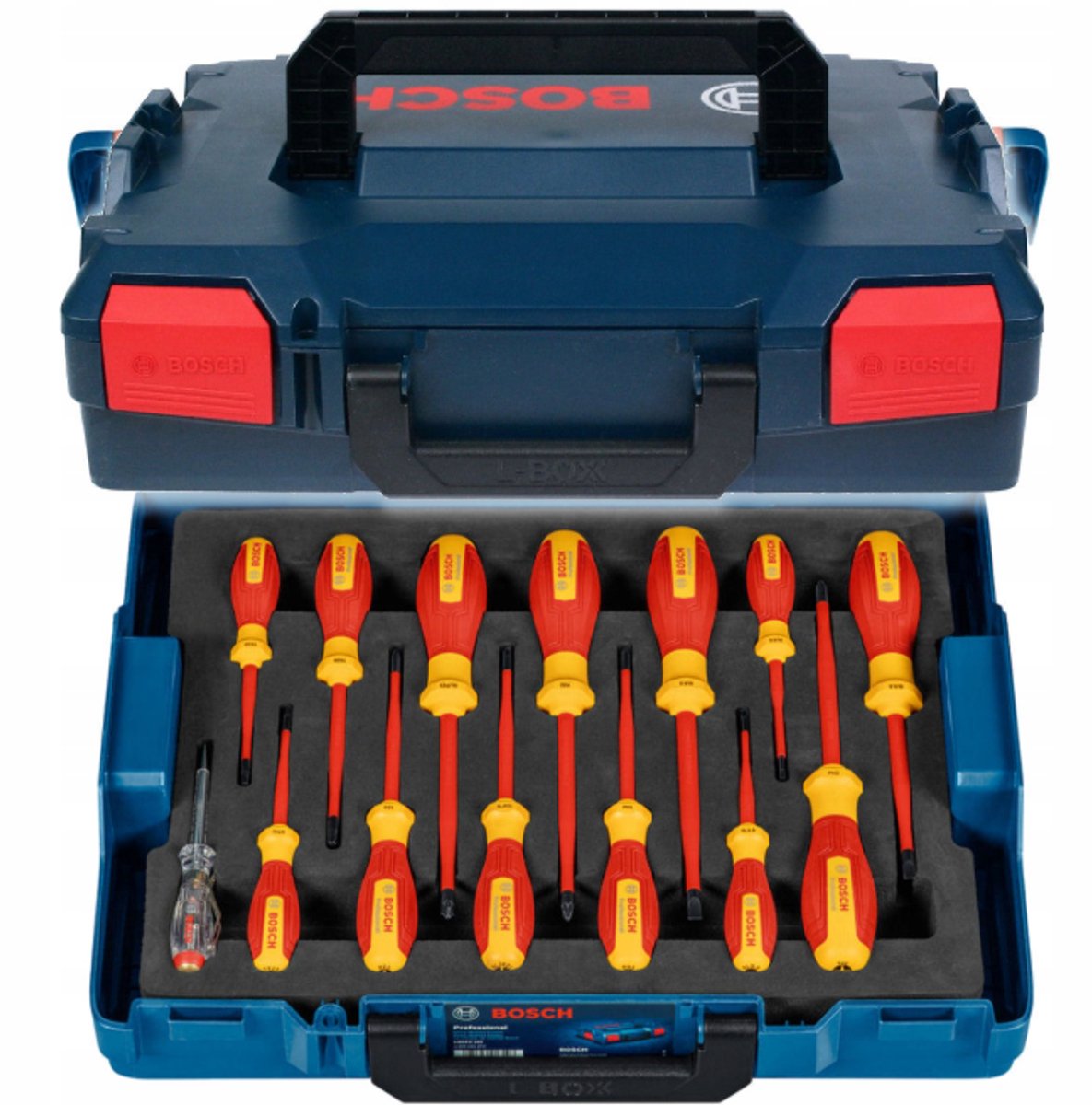 Bosch professional schroevendraaierset vde sl ph pz tx 14-delig - 1600a02nf9