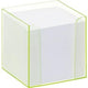Memoblaadjeshouder folia 9907 wit