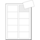 Visitekaartjes sigel a4 225 g m² helderwit 120 stuks