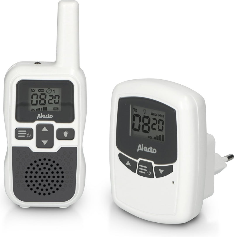 Alecto dbx-80 - babyfoon met groot bereik - tot 3km - wit antraciet
