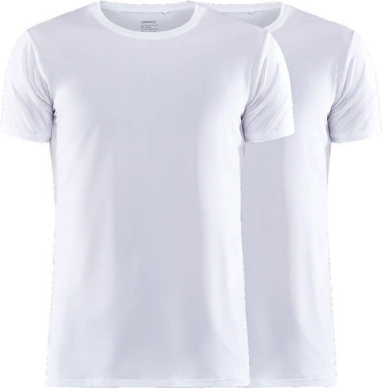 Craft core dry tee multi 2-pack m heren thermoshirt - wit