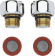 Grohe terugslagklep set - 2 stuks - chroom - 47189000