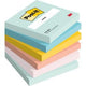 Post-it - memoblok 3m 654 76x76mm beachside colour