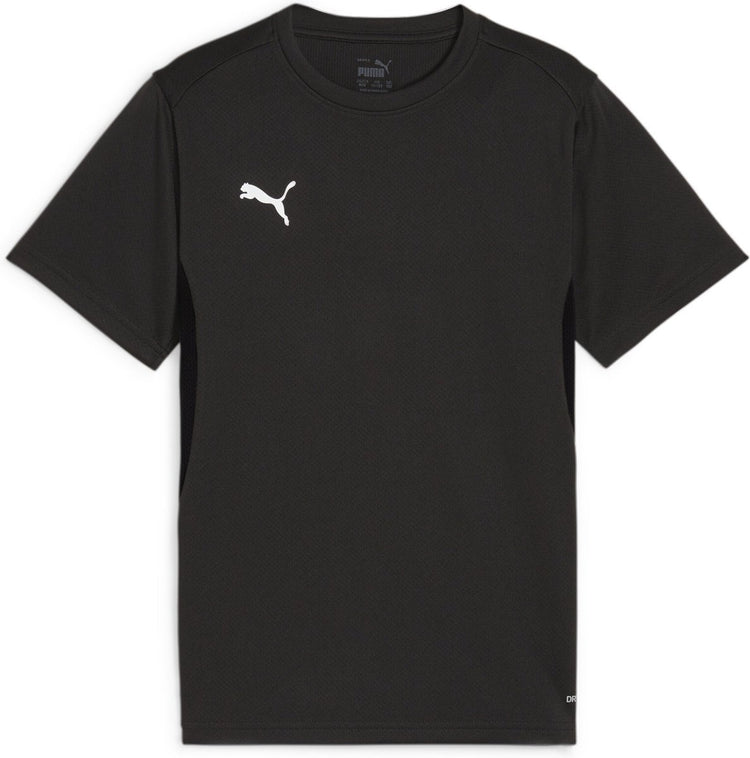 Puma teamgoal jersey jr jongens sportshirt - black- white-flat dark gray