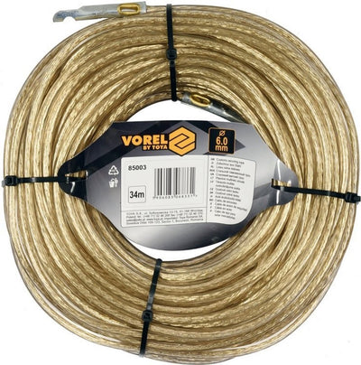 Vorel - stalen douanelijn - 6mm - 34m