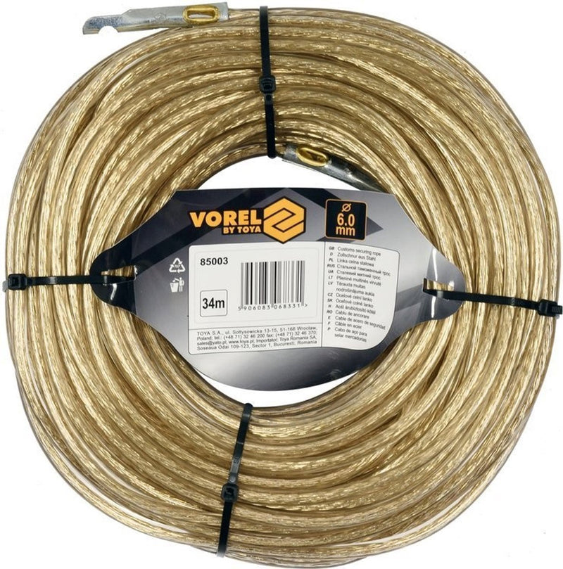 Vorel - stalen douanelijn - 6mm - 34m