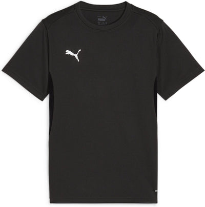 Puma teamgoal jersey jr jongens sportshirt - black- white-flat dark gray