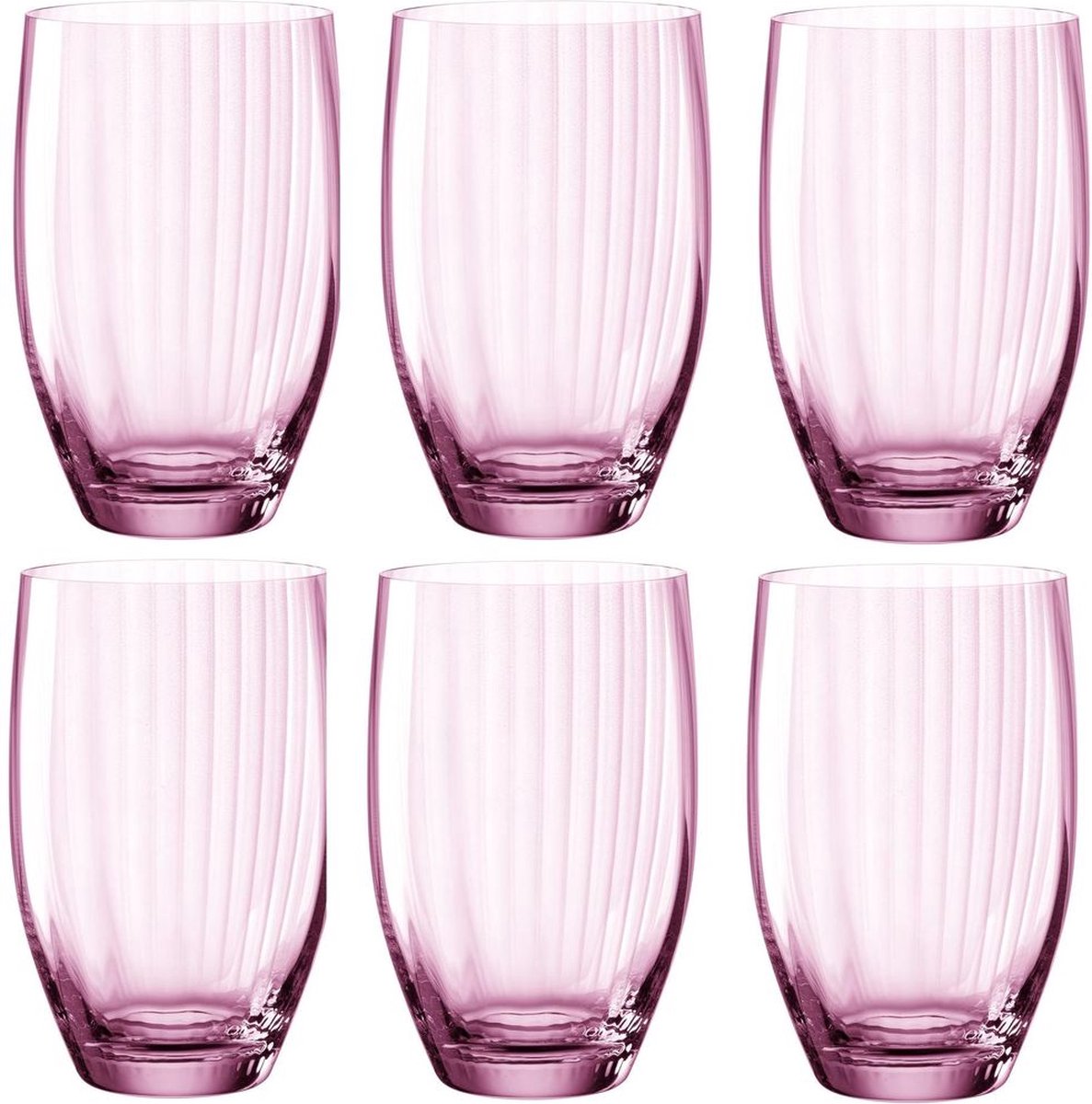 Leonardo poesia longdrinkglas 460ml rosé - set 6