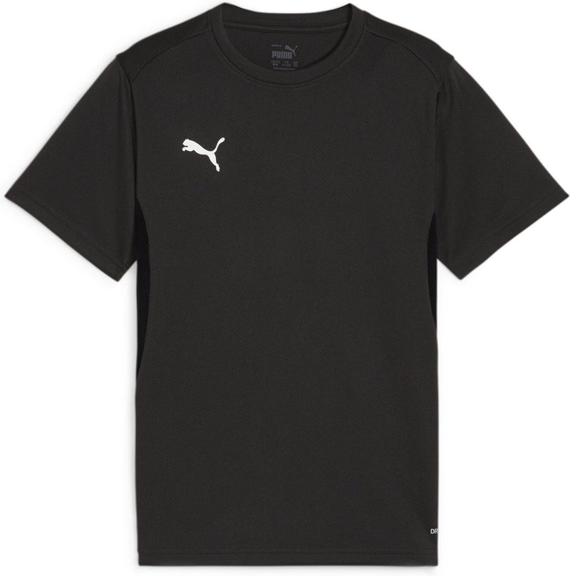 Puma teamgoal jersey jr jongens sportshirt - black- white-flat dark gray