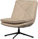 Woood milaro draaifauteuil - polyester - naturel melange - 88x75x94