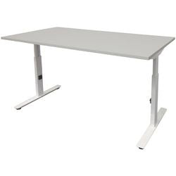 Bureau schaffenburg lin-pl128-lrw-m25 spaanplaat, metaal multikleur